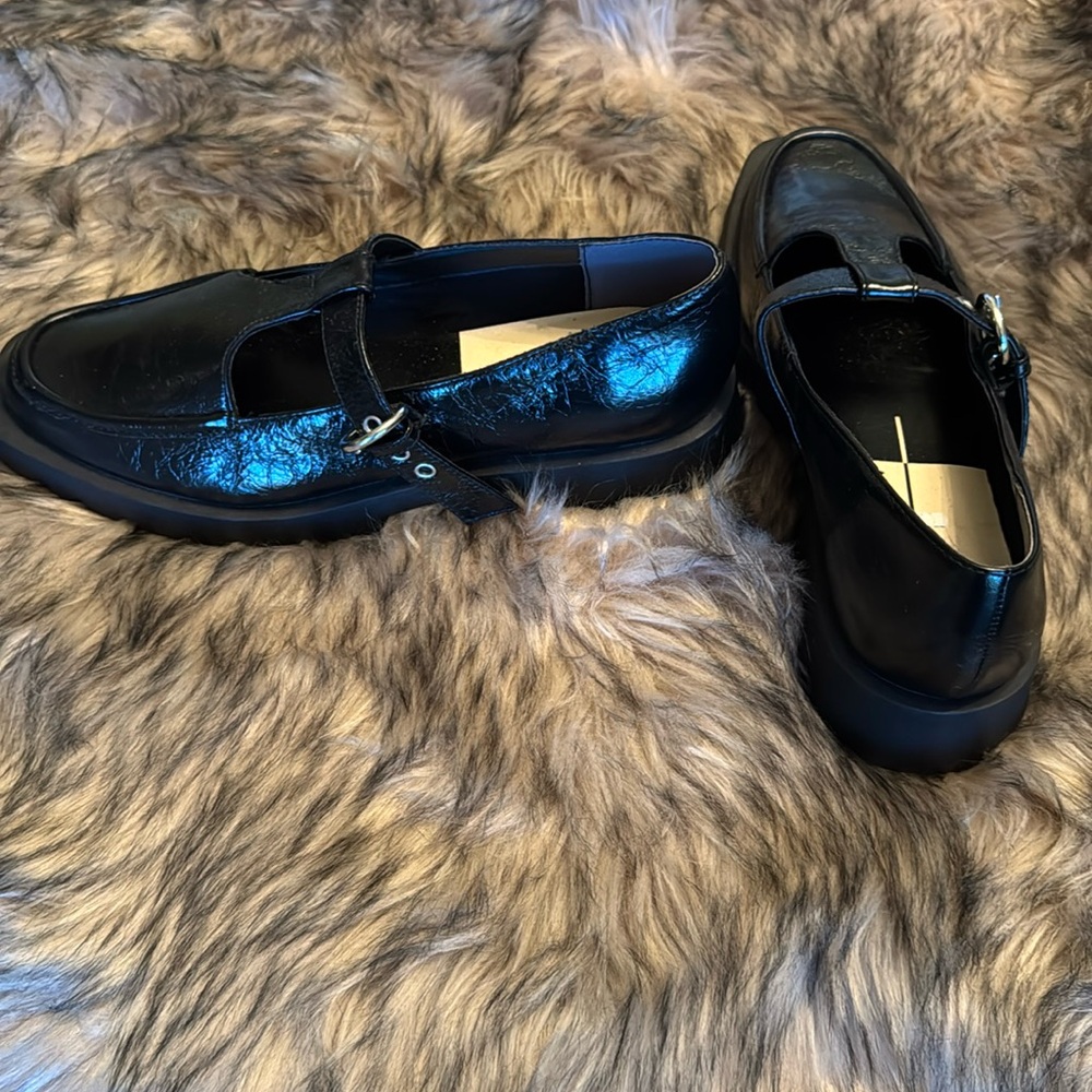 Dolce Vita black loafers  buckled sandals